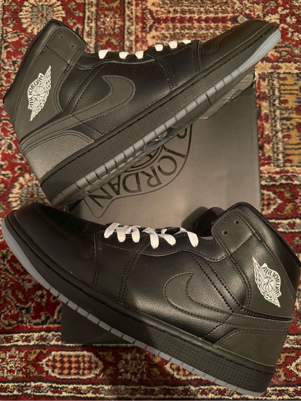 Jordan 1 Mid SE Black Metallic Reimagined - Men’s High-Top Sneakers